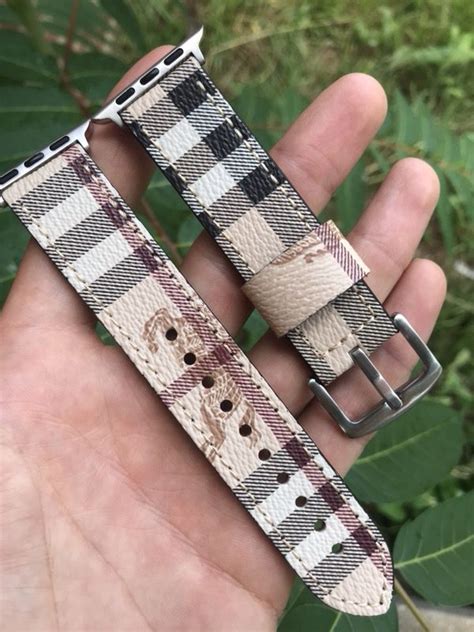 burberry watch band ladies|Burberry apple watch band 44mm.